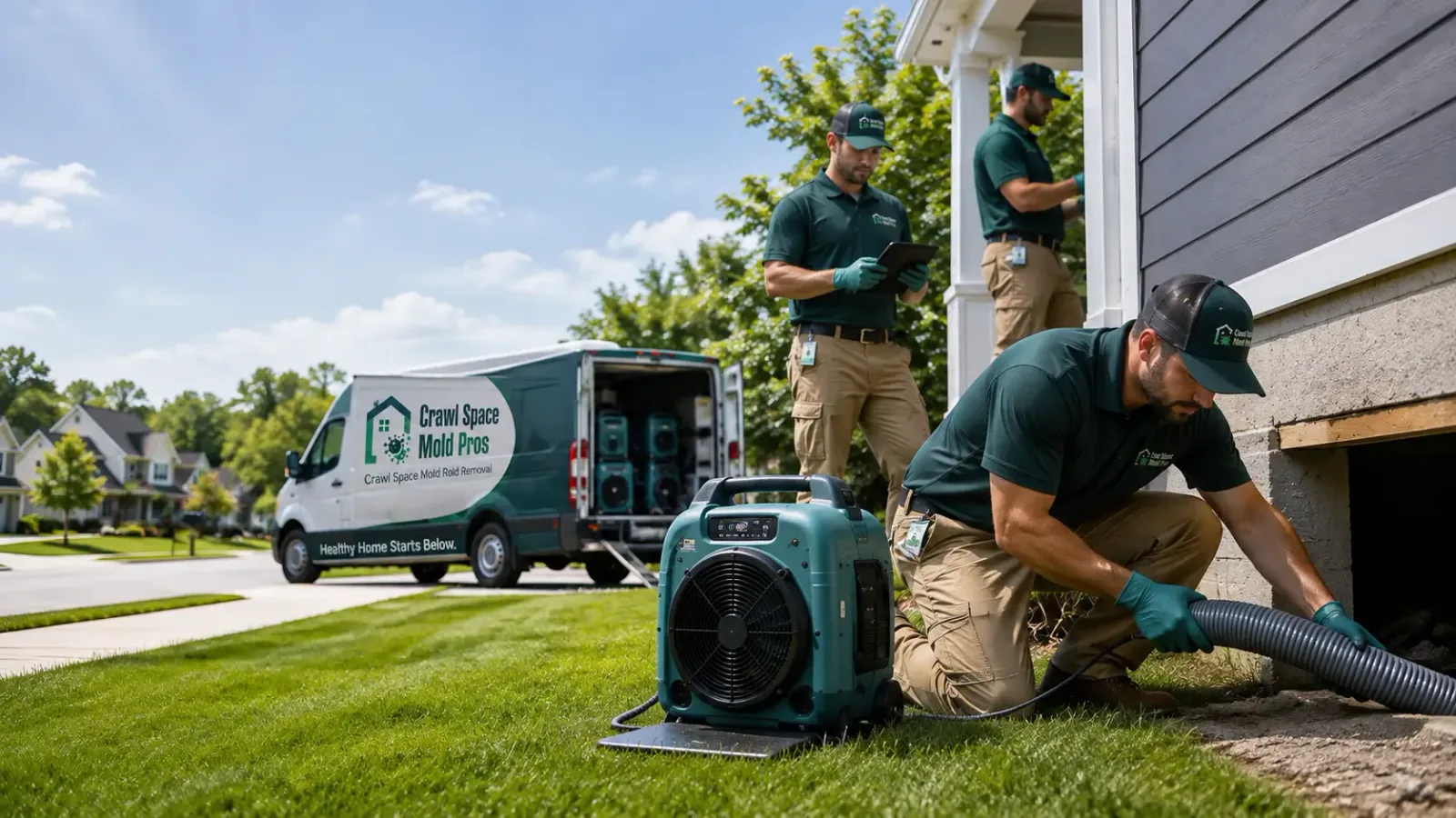 Crawl Space Mold Removal in Clayton, IL